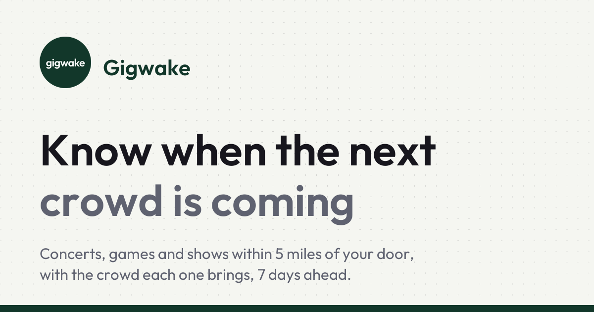 I built a tool that tells a bar when 40,000 people are about to walk past it
